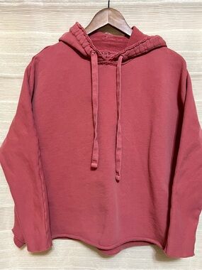 Frank & Eileen Tee Lab Kane Capelet Hoodie XS Spice Cotton Sweatshirt